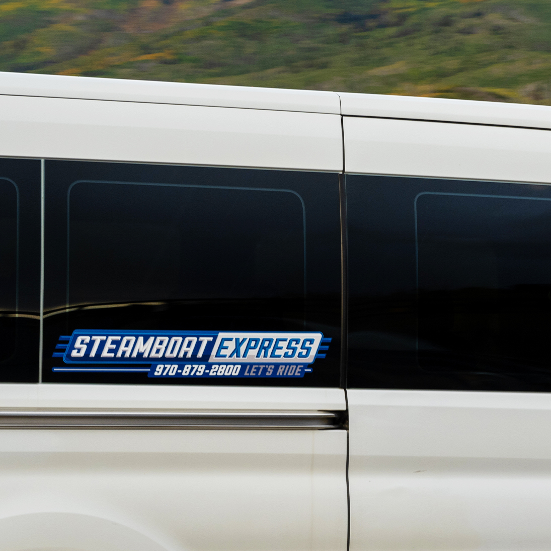 Steamboat Express Shuttle Services Van